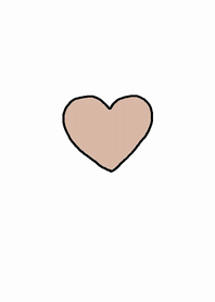 (very simple beige heart theme)