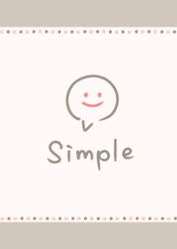 Simple beige ~balloon~
