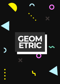 Geometric FLAT CHAOS BLACK
