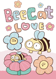 Bee cat love