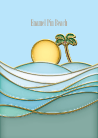 Enamel Pin Beach 33