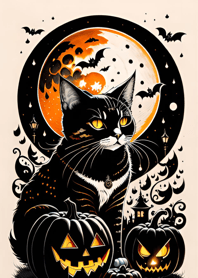 halloween cat 65a0ee