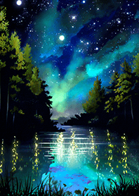 Beautiful starry night view#2469