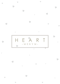 HEART-GRAY SIMPLE 24
