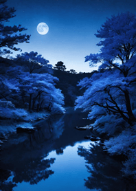 Bright Moon and Dawn 801A03