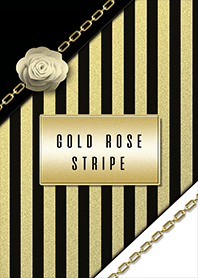 Gold rose stripe
