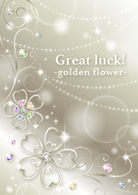 All fortune UP! Golden flowers