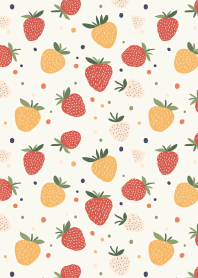 可愛草莓圖案主題