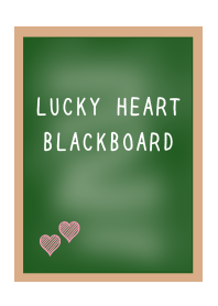 LUCKY HEART BLACKBOARD-WHITE