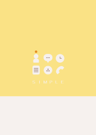 シンプル（beige yellow))V.182