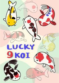Lucky 9 KOI carp