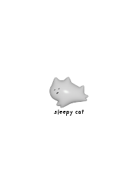 【かわいい】しろねこ着せかえ、ぷっくり01