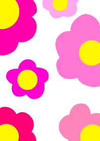 Lots of flowers / pink