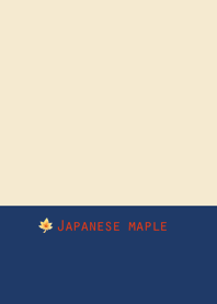 秋の着せ替え＊紅葉（もみじ）＊ベージュ