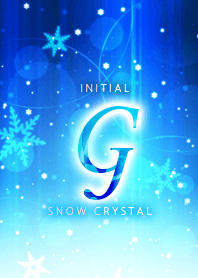 Initial "G"_Snow crystal