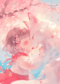 粉紅小公主&白狐狸❤