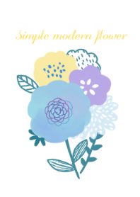 Simple modern flower3
