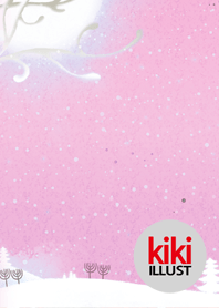 Pink winter