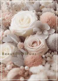 Beautiful Flower-PINK BEIGE NATURAL 14