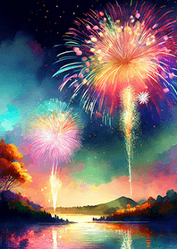 Beautiful Fireworks Theme#383