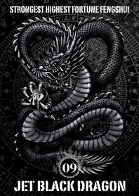 Jet black dragon Lucky 09