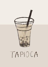 Delicious tapioca drink