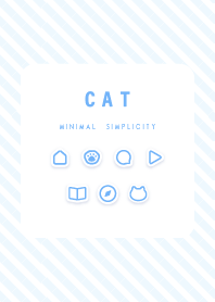 CAT Minimal & Simplicity - light blue