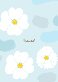 White flowers and paint17 from Japan