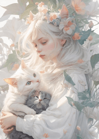 Rabbit Cat Dog Girl Xkzj2