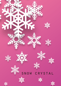 snow crystal [azalea pink]