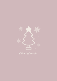 Simple Christmas -smoky pink-