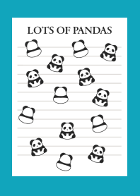 LOTS OF PANDAS NOTEBOOK/VIRIDIAN