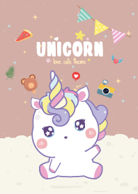 Unicorn Cute Theme Mulberry