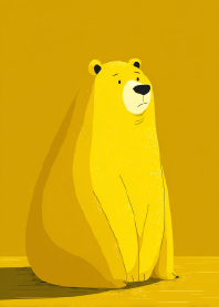 Soft Yellow Silhouette