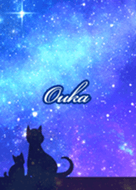Ouka Milky way & cat silhouette