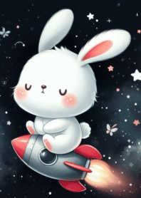 A cute little round rabbit n.19