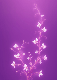 Purple Flowers Butterflies lK3p2