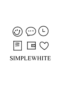 Simple Cute Icon White Line Theme Line Store