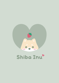 Shiba Inu2 Strawberry [green]