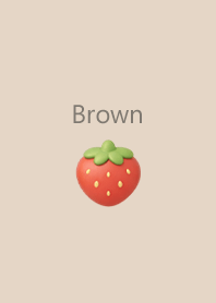Puffy Strawberry 5 | Brown