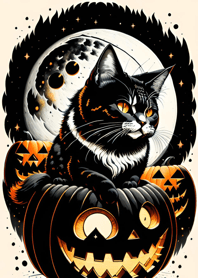 halloween cat 12AaB2