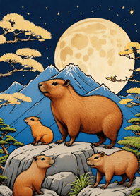 Ukiyo-e - Capybara DaB6Bb