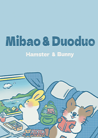 倉鼠米寶與兔兔朵朵(火車)2024 LET'S DRAW