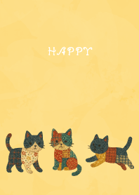 Cat Stuffed02 on light yellow