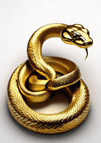 Prosperous Golden Snake 467158