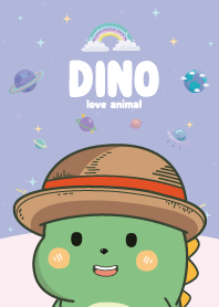 เจ้าไดโน คิ้วตี้ กาแล็กซี่ สีม่วง