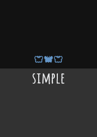 Butterfly dot'Black'