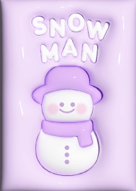 Plump Snowman [purple]