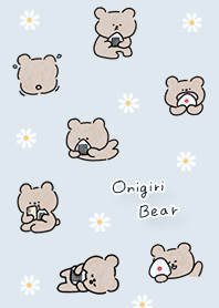 blue Onigiri Bear and Daisy 05_2
