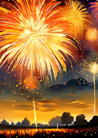 Beautiful Fireworks Theme#929